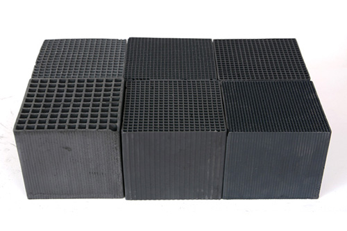 Honeycomb activated carbon for gas purification(图1)